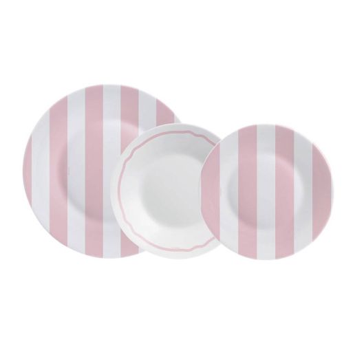 Vajilla GRACE Luminarc 18 Piezas de Vidrio Opal 5430446