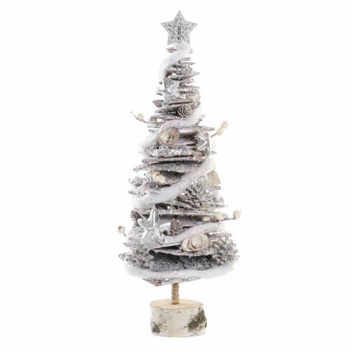 Decoración Navideña de Árbol en Corteza de Abedul con Estrella 52 cm