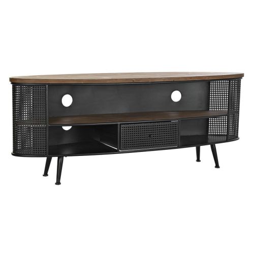 Mueble de TV color Negro de Metal y Madera MB-200587