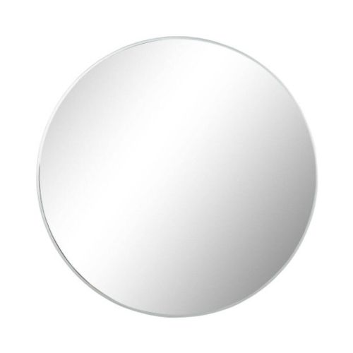 Espejo de Pared Redondo de 120 cm con Marco de Metal Plateado ES-207405