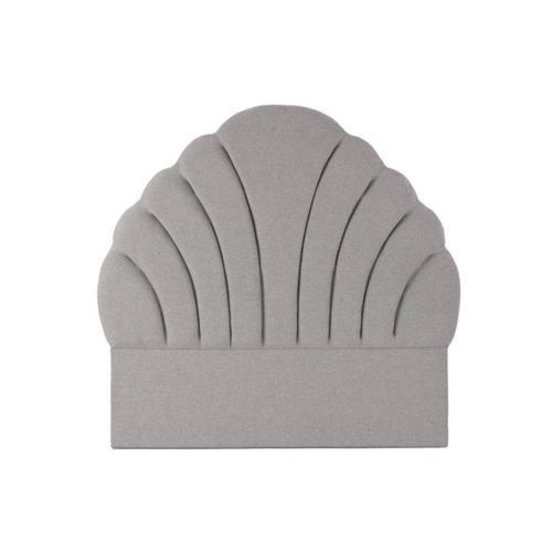 Cabecero de 157 cm de MDF Tapizado en Poliéster Color Gris MB-210579