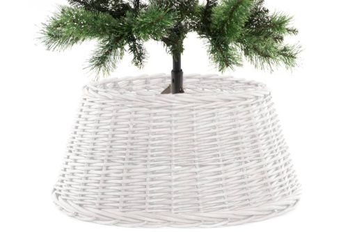 Base de Árbol de Navidad NV-198790 en Mimbre Blanco