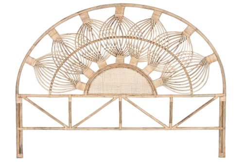 Cabecero Natural de Estructura de Ratán 178x127 cm MB-207724