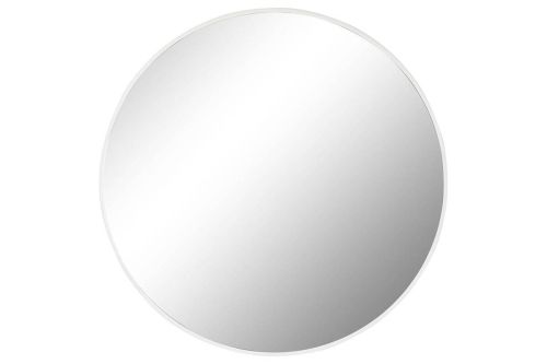 Espejo de Pared Redondo de Metálico Color Blanco 100 cm ES-211494