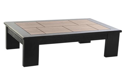 Mesa de Centro Estructura de Madera de Acacia Negra Rectangular MB-197182