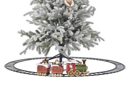 Decoración Navideña NV-197579 Tren LED Musical en Resina