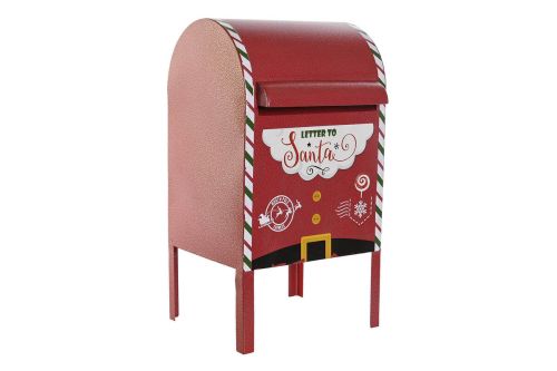 Buzón Navideño NV-206937 de Metal Rojo Tradicional