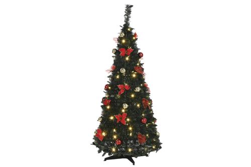 Árbol de Navidad NV-220856 en PVC Verde con Luces LED