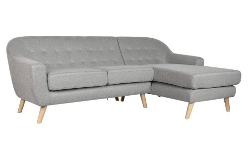 Sofá Chaise Longue con Estructura de Madera Rubberwood MB-221697