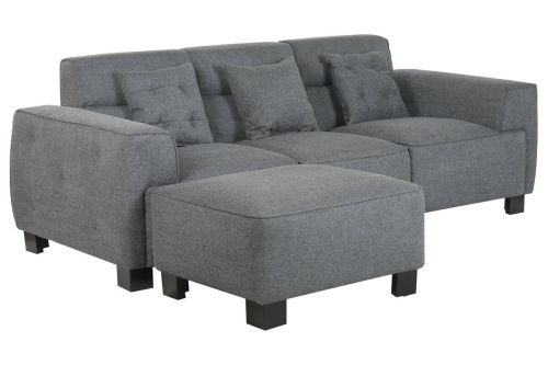 Sofá Modular de Poliéster y Estructura de Madera MB-221804