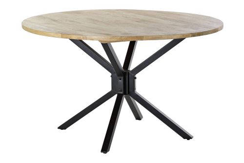 Mesa de Comedor Redonda Estructura en Madera de Mango MB-194920