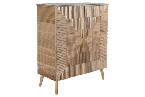 Aparador Estructura de Madera Paulownia MDF 100 cm MB-201432