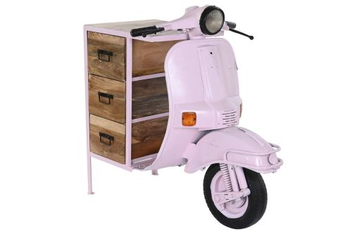 Cajonera Decorativa Moto Vespa con Cajones de Mango MB-205013