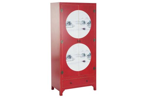 Armario Estructura de Madera en Abeto Rojo con Cajón MB-205840