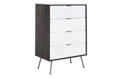 Cajonera de Almacenaje en Madera de Color Mango Marrón MB-206315