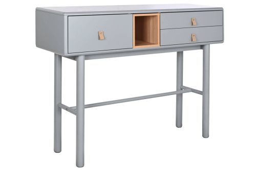 Recibidor Estructura en MDF Gris con Cajones y Hueco MB-209008