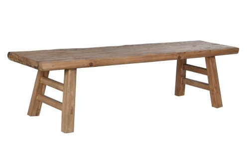 Mesa de Centro Estructura de Olmo Macizo Natural 167 cm MB-210647