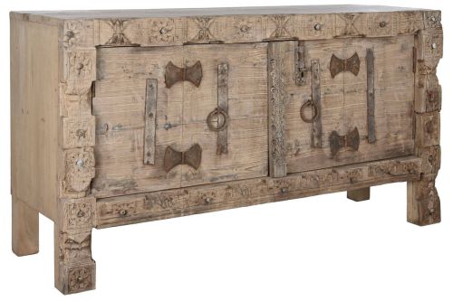 Aparador Estructura de Madera 167 cm con 2 Puertas MB-213891