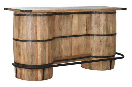 Mueble Bar Estructura de Madera de Mango y Metal 180 cm MB-215092
