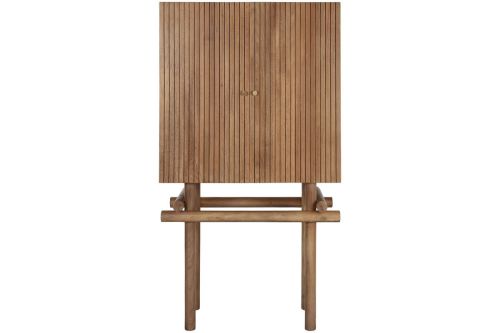 Botellero Estructura de Madera de Mango Natural MB-215094