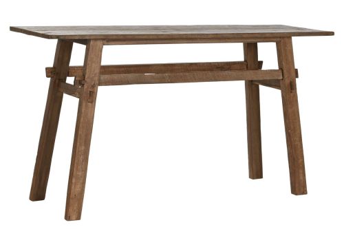 Consola Estructura en Madera de Teca Reciclada Natural MB-217307