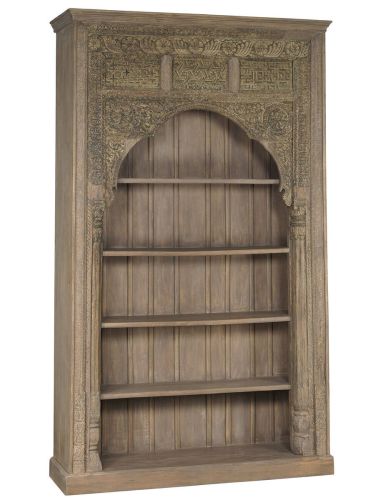 Estantería Estructura de Teca Tallada con 4 Estantes MB-217962
