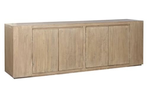 Aparador Estructura de Madera de Olmo Macizo 240 cm 4 Puertas MB-219975
