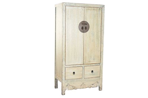 Armario Estructura de Madera de Abeto Tallada Natural MB-220526