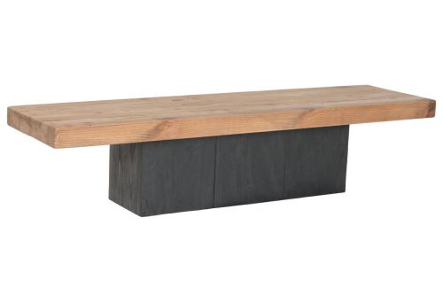 Mueble TV Natural Estructura de Madera Reciclada y Pino MB-222929