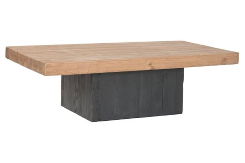 Mesa de Centro Estructura en Madera Reciclada y Pino 135 cm MB-222931