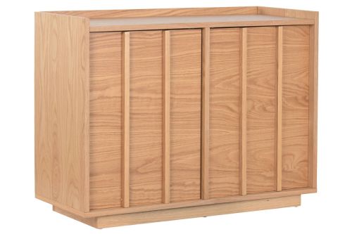 Aparador de Estructura de MDF Natural de 100 cm MB-223044