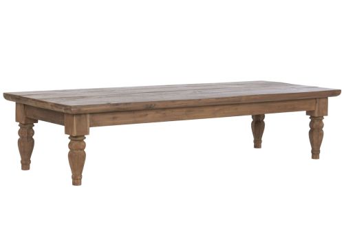 Mesa de Centro Estructura de Madera Teca Reciclada 180 cm MB-223586