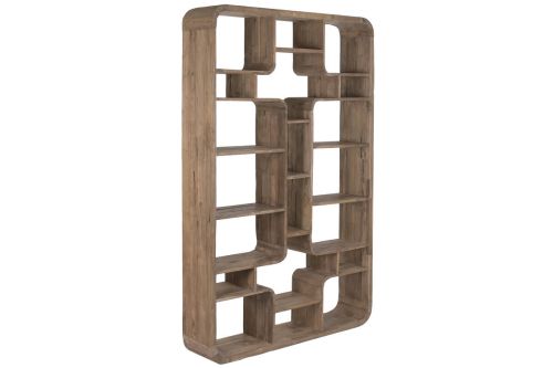 Estantería Estructura de Madera Teca Reciclada Natural 140 cm MB-223964
