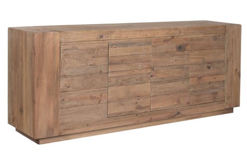 Buffet Estructura de Madera Reciclada y Pino con 4 Puertas MB-226027