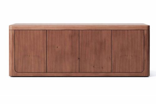 Buffet Estructura de Madera Reciclada y Pino con 4 Puertas MB-226028