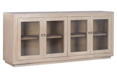Buffet Estrcutura de Olmo Macizo con 4 Puertas de Cristal MB-226314