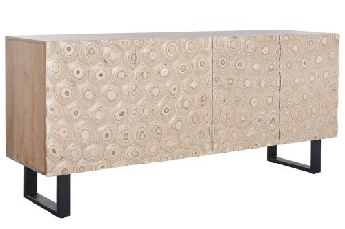 Buffet Estructura de Madera de Acacia con Patas de Metal MB-227287