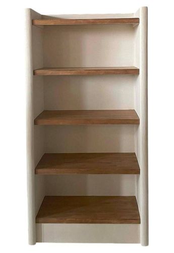 Estantería Estructura de Madera con 5 Estantes Color Crema MB-227614