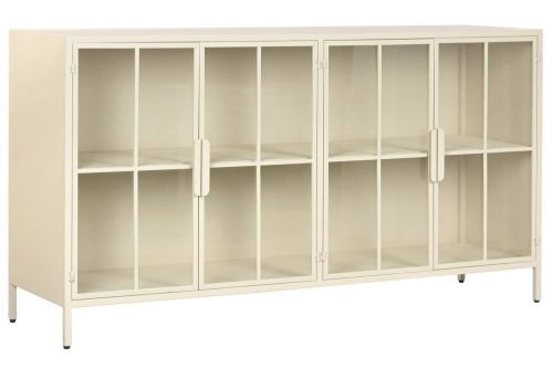Buffet Estructura de Metal con Puertas de Cristal Templado MB-227914