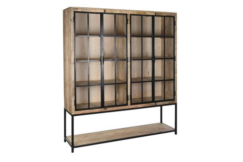 Estantería Industrial Estructura de Madera de Mango y Metal 170 cm MB-228037