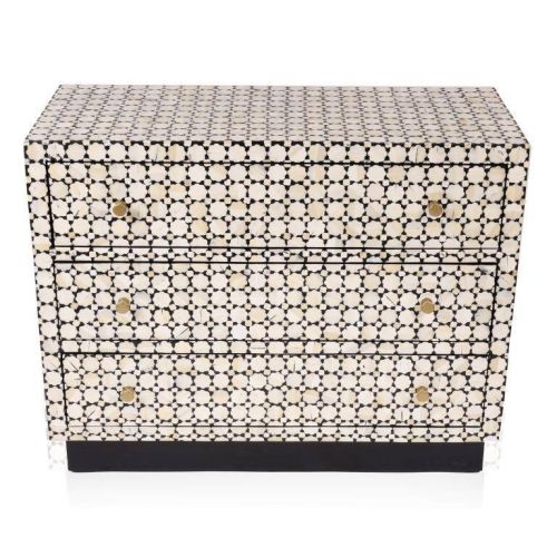 Cómoda Estructura en Madera de Mango y Hueso MB-228441