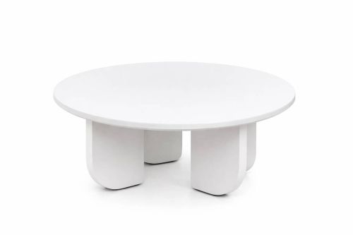 Mesa de Centro Redonda Estructura en MDF y Melamina 110 cm MB-228504
