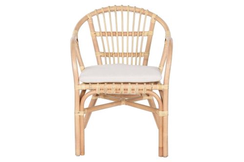 Conjunto de Butacas Mango Lino Tapizadas con Mesa de Centro MB-216487