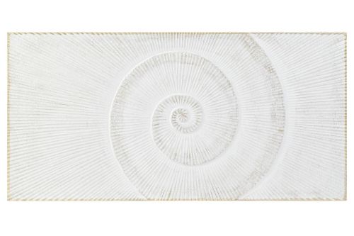 Cabecero con Diseño Espiral Dorado en MDF MB-182453