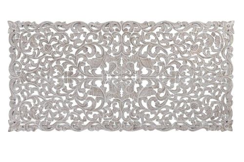 Cabecero de Mandala Decorativo en MDF Blanco MB-193508