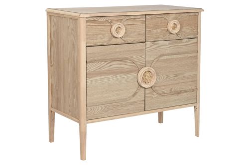 Aparador Estructura de Madera de Abeto Natural con 2 Puertas MB-219386