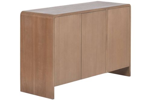 Aparador de 3 Puertas de Madera de Paulownia y Olmo Natural MB-222826