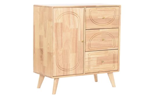 Buffet Estructura de Madera Rubberwood en Acabado Natural MB-219987