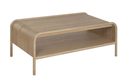 Mesa de Centro Estructura de Madera de Abeto Natural 120 cm MB-222241