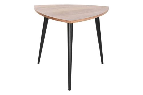 Mesa de Comedor Estructura de Acacia Natural con Patas de Metal MB-207414